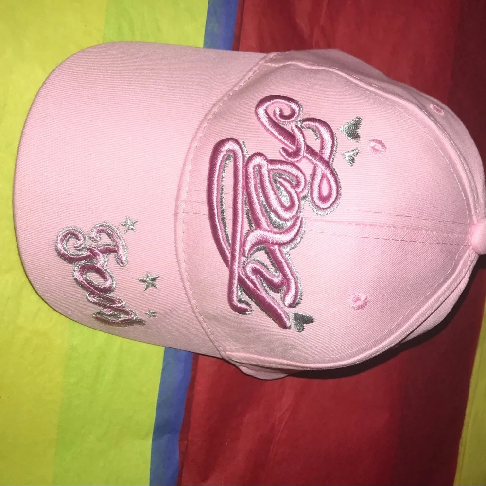 Retro Foxy Juniors PInk Hat Cap Deadstock Streetwear Outdoors Summer NWOT NEW